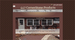 Desktop Screenshot of 447cornerstoneproducts.com
