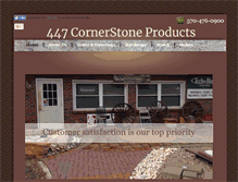 Tablet Screenshot of 447cornerstoneproducts.com